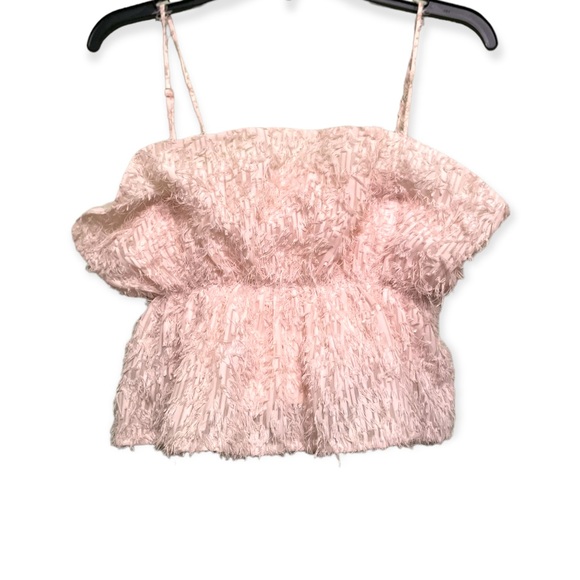 Zara Tops Zara Pink Strappy Tank Top Poshmark